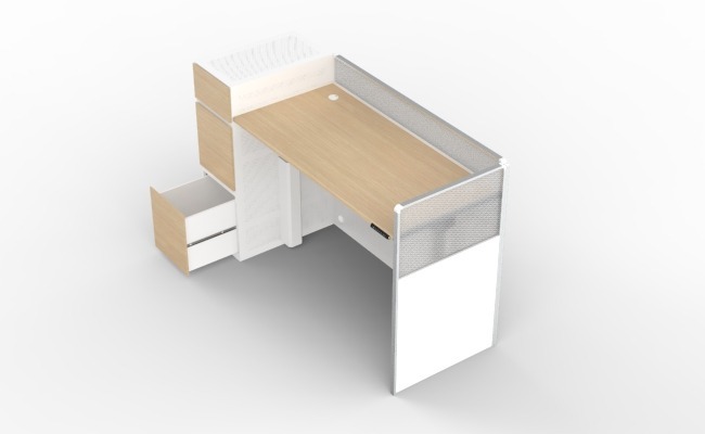 Height Adjustable Cubicle