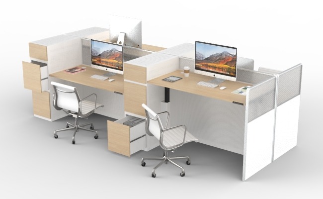 Height Adjustable Cubicle