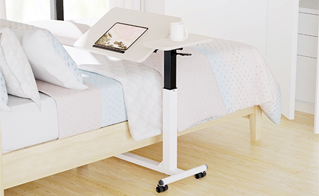 Tiltable Height Adjustable  Overbed Table