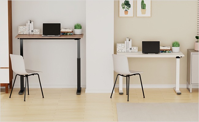 Pneumatic Height Adjustable Desk